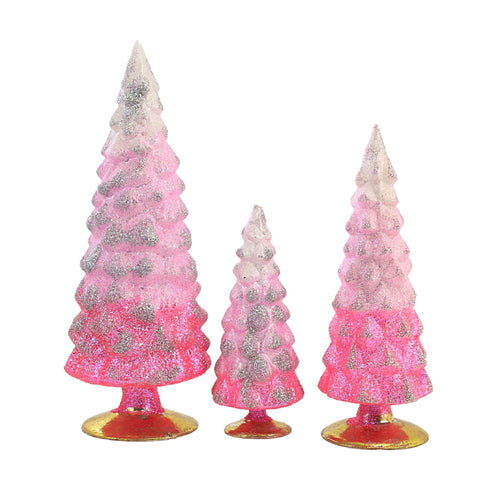 Cody Foster Pink Glitter Gradient Trees - - SBKGifts.com