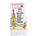 Decorative Towel Spicy Bbq Marinade Cotton 100% Cotton Kitchen Cooking Vl118 (54569)