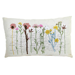 Home Decor Embroidered Flower Pillow Cotton Mother's Day Mg178876 (54879)