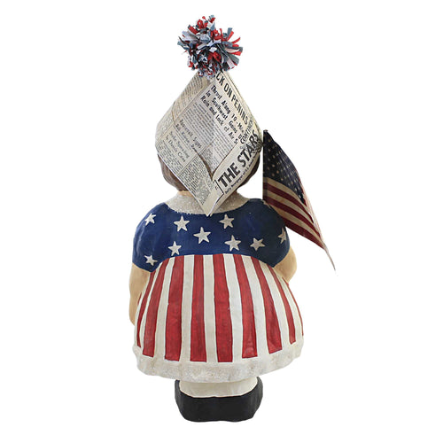 Patriotic Betsy  Large Paper Mache - - SBKGifts.com