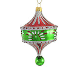 Sbk Gifts Holiday Green And Red Pendant Drop Ornament Christmas Ufo Sbk221015 (55361)