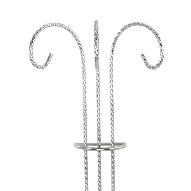 Christmas Silver 3 Ornament Wall Stand - - SBKGifts.com