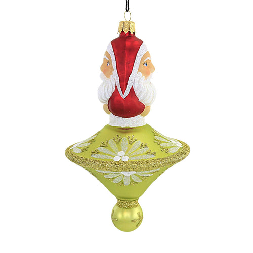 Sbk Gifts Holiday Chartreuse Spin Top St Nick - - SBKGifts.com