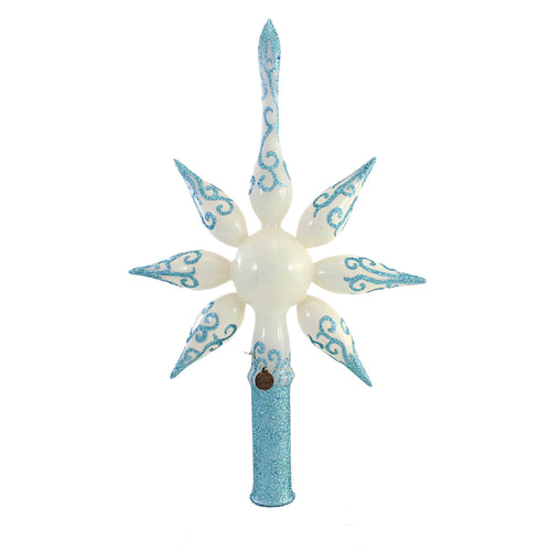 Blu Bom Aqua Swirl Star Tree Topper . - - SBKGifts.com