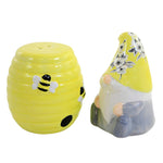 Tabletop Bee Gnome Salt & Pepper Set - - SBKGifts.com