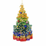 Huras Family Tree Of Pride - 1 Glass Ornament 7 Inch, Glass - Ornament Pride Lgbtqi Rainbow Khf858 (56967)