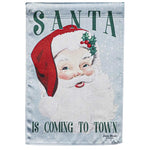 Home & Garden Vintage Santa  Garden Flag Polyester Christmas Lustre 14Lu10623 (57388)