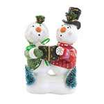 Charles Mcclenning Caroling Polyresin Snowmen Singing Christmas 24153 (57436)