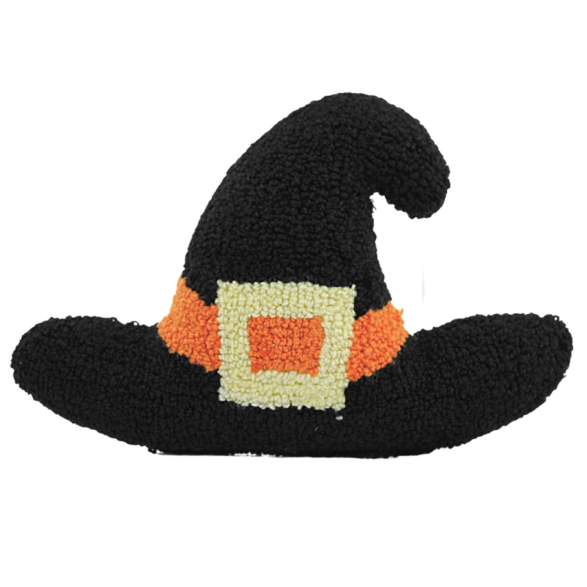Home Decor Witch Hat Shaped Pillow Cotton Halloween Buckle C44463001 |  SBKGifts.com