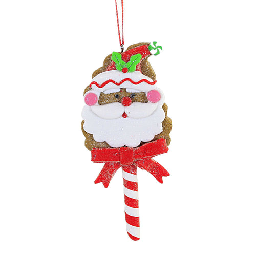 Kurt S. Adler Gingerbread Santa/Snowman - - SBKGifts.com