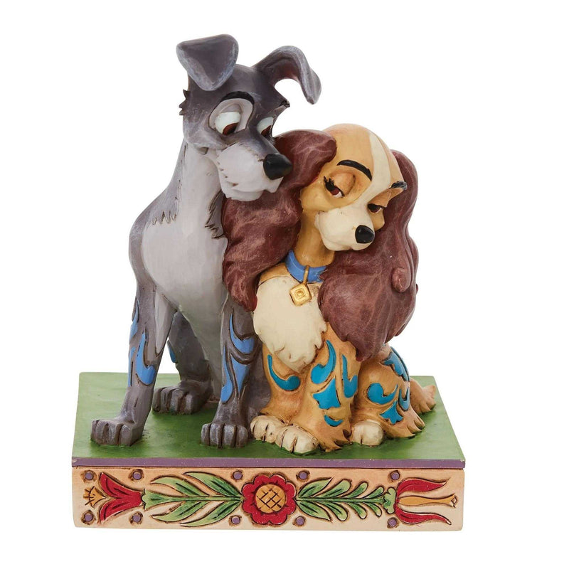 Jim Shore Puppy Love., Polyresin Lady And The Tramp 6010885 (57679)