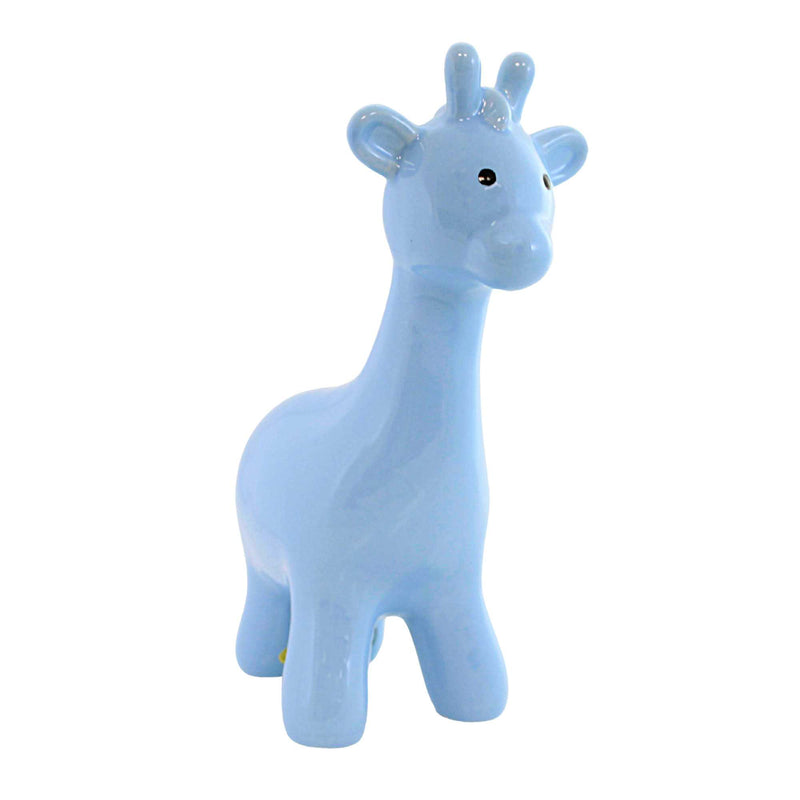 Bank Blue Large Giraffe Ceramic Money Saving 3562Bl (57881)