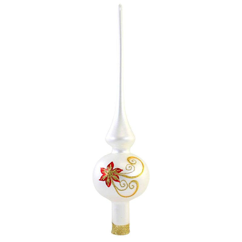 Sbk Gifts Holiday Poinsettia Elegance Tree Topper Small Christmas Flower 512468788 (58385)