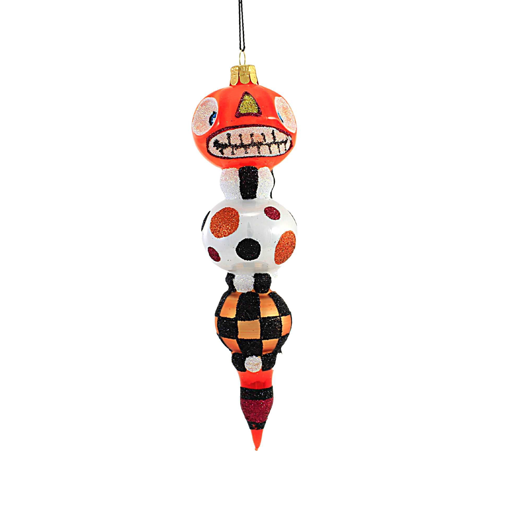sbk-gifts-holiday-halloween-pumpkin-totem-drop-ornament-retro-style