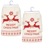 Decorative Towel Christmas Reindeer Kitchen Towe - - SBKGifts.com