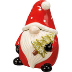 Tabletop Santa Treat Jar. Ceramic Christmas Tree 112747 (58694)