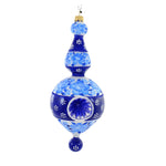 Sbk Gifts Holiday Turquoise Floral Drop Ornament Blue Flow Flowers Sbk23m1011 (58728)