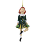 Holiday Ornament Dancing Irish Girl Saint Patricks Day Christmas W4100 (58821)