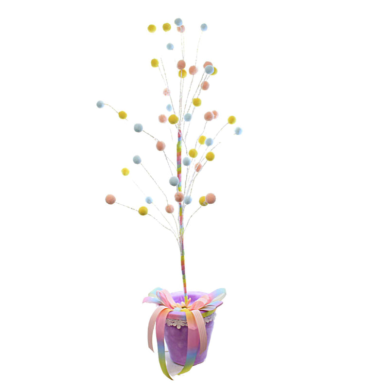 Easter Easter Tree In Purple Pot Polyester Pastel 0808754 (58907)