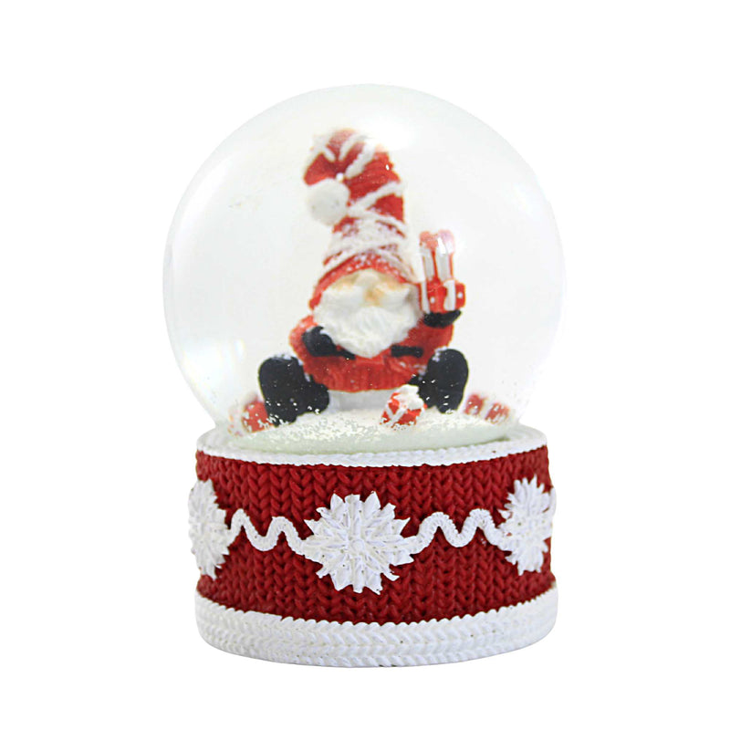 Christmas Festive Santa Water Globe Glass Snowflakes Presents Waterball 3Wgl169 (59107)
