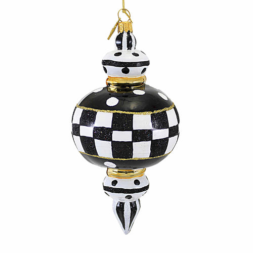 Huras Family Black And White Delight Icicle Reflector - - SBKGifts.com