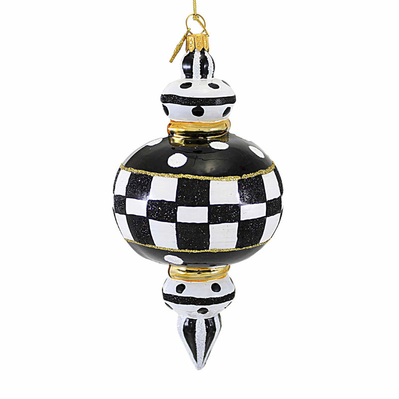 Huras Family Black And White Delight Icicle Reflector - - SBKGifts.com