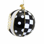 Huras Family Black And White Delight Reflector Ball - - SBKGifts.com