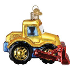 Old World Christmas Bright-Eyed Bulldozer - - SBKGifts.com