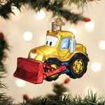 Old World Christmas Bright-Eyed Bulldozer - - SBKGifts.com