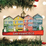Old World Christmas San Francisco Painted Ladies - - SBKGifts.com