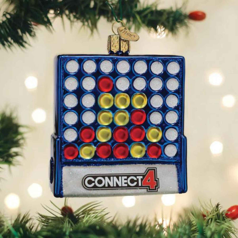 Old World Christmas Connect 4 - - SBKGifts.com