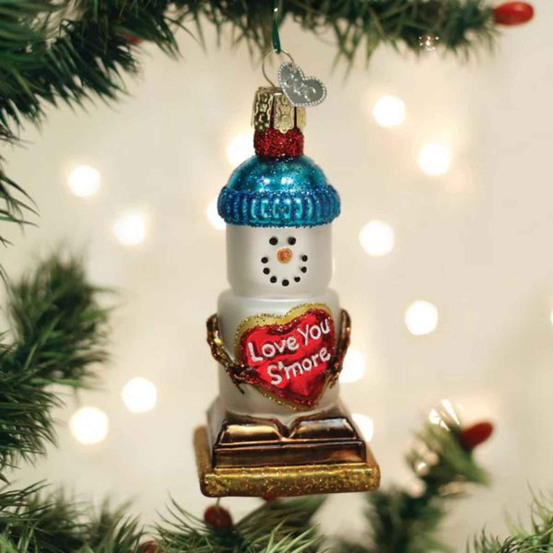 Old World Christmas Love You S'more Snowman - - SBKGifts.com