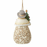 Jim Shore Snowman With Evergreen Ornament - - SBKGifts.com