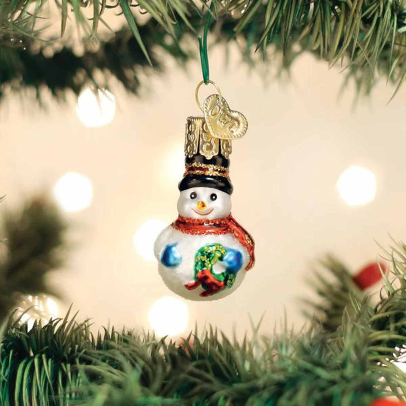 Old World Christmas Mini Snowman - - SBKGifts.com