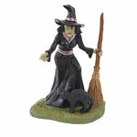 Department 56 Villages Double Trouble - One Accessory 3.75 Inch, Polyresin - Halloween Witch Black Cat 6012289 (59431)