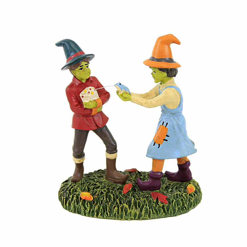 Department 56 Villages The Squirting Frog Trick - One Accessory 3.0 Inch, Polyresin - Halloween Green Skin Frog 6011439 (59435)