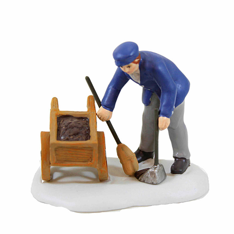 Department 56 Villages Final Prep Before Opening - One Accessory 2.25 Inch, Porcelain - Dickens Village Broom Cleanup 6011395 (59487)