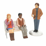 Department 56 Villages Village Hipsters - Three Figurines 3.5 Inch, Ceramic - Original Snow Village 6011431 (59525)