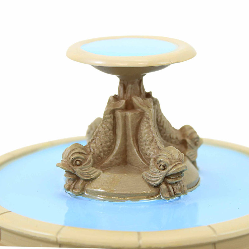 Department 56 Villages Friends Fountain - - SBKGifts.com