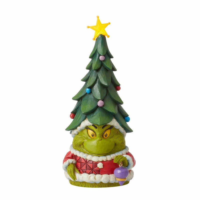 Jim Shore Grinch Gnome With Christmas Tree Hat - - SBKGifts.com
