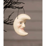 Bethany Lowe White Moon Bucket Ornament - - SBKGifts.com