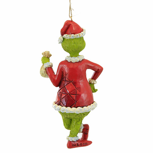 Jim Shore Grinch With Bag Of Coal - - SBKGifts.com