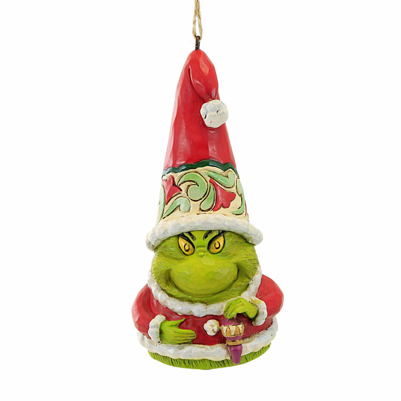 Jim Shore Grinch Gnome Holding Ornament - One Ornament 4.25 Inch, Polyresin - Ornament Dr. Seuss 6012711 (59830)