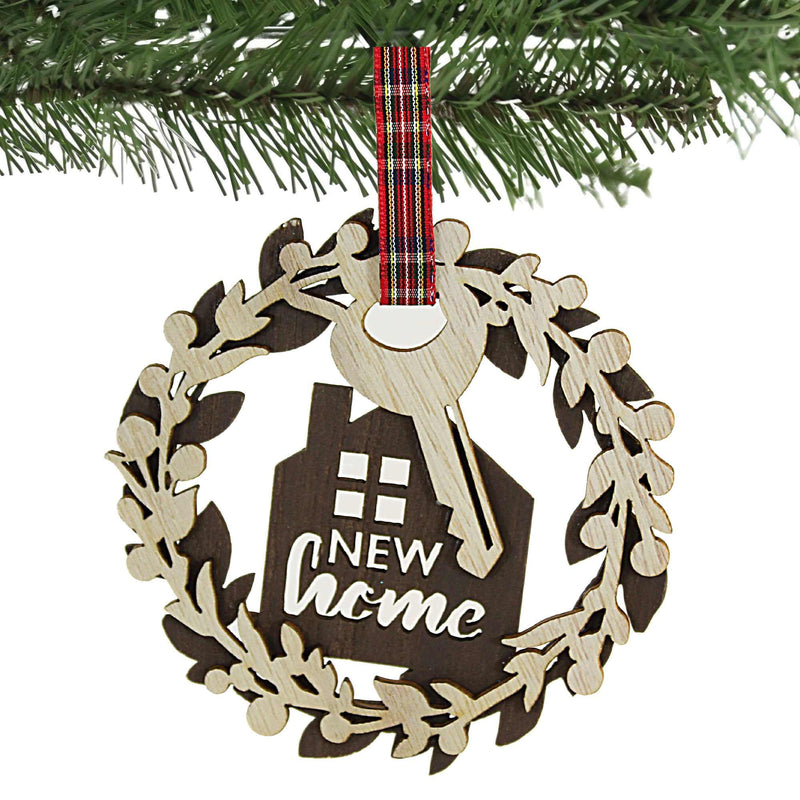Enesco New Home Wreath Ornament - - SBKGifts.com