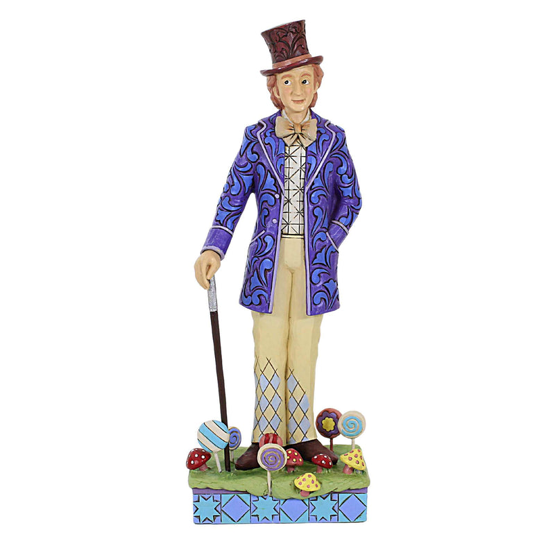 Jim Shore Willy Wonka - One Figurine 10.25 Inch, Resin - Chocolate Factory Heartwood Creek 6013719 (60119)