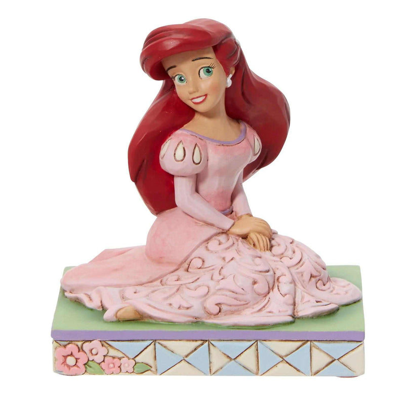 Jim Shore Confident & Curious - One Figurine 3.5 Inch, Resin - Ariel Personality Pose Disney 6013073 (60126)