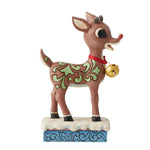 Jim Shore Rudolph With Oversized Jingle Bell - - SBKGifts.com