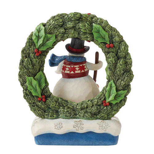 Jim Shore May Your Holidays Be Wreathed In Joy - - SBKGifts.com