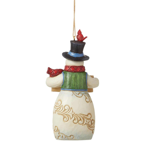 Jim Shore Snowman With Christmas Sign - - SBKGifts.com