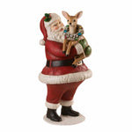 Bethany Lowe Santa's Beat Friend - One Figurine 12.75 Inch, Polyresin - Christmas Deer Claus Td1171 (60281)